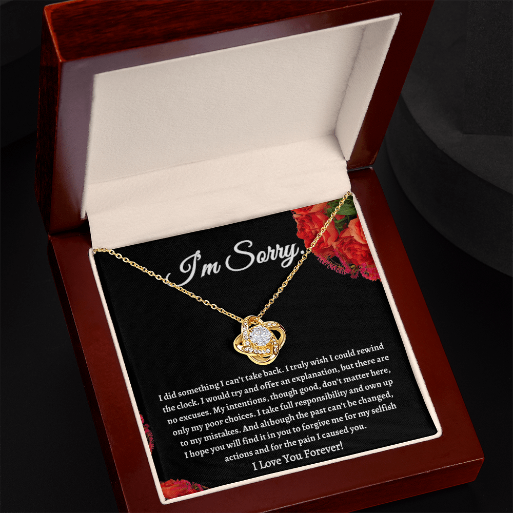 I'm Sorry | Love Knot Necklace