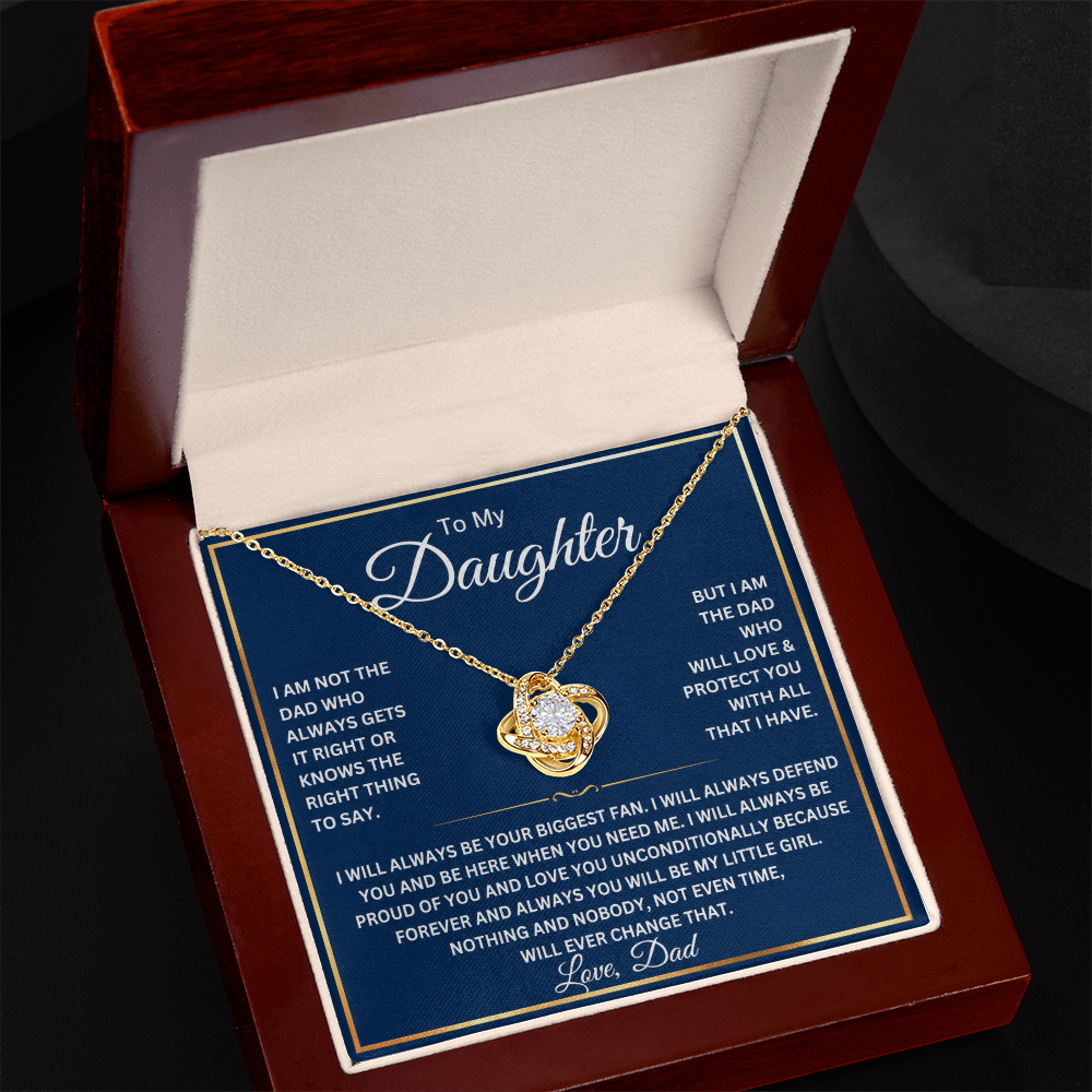 To My Beautiful Daughter Necklace Gift From Dad