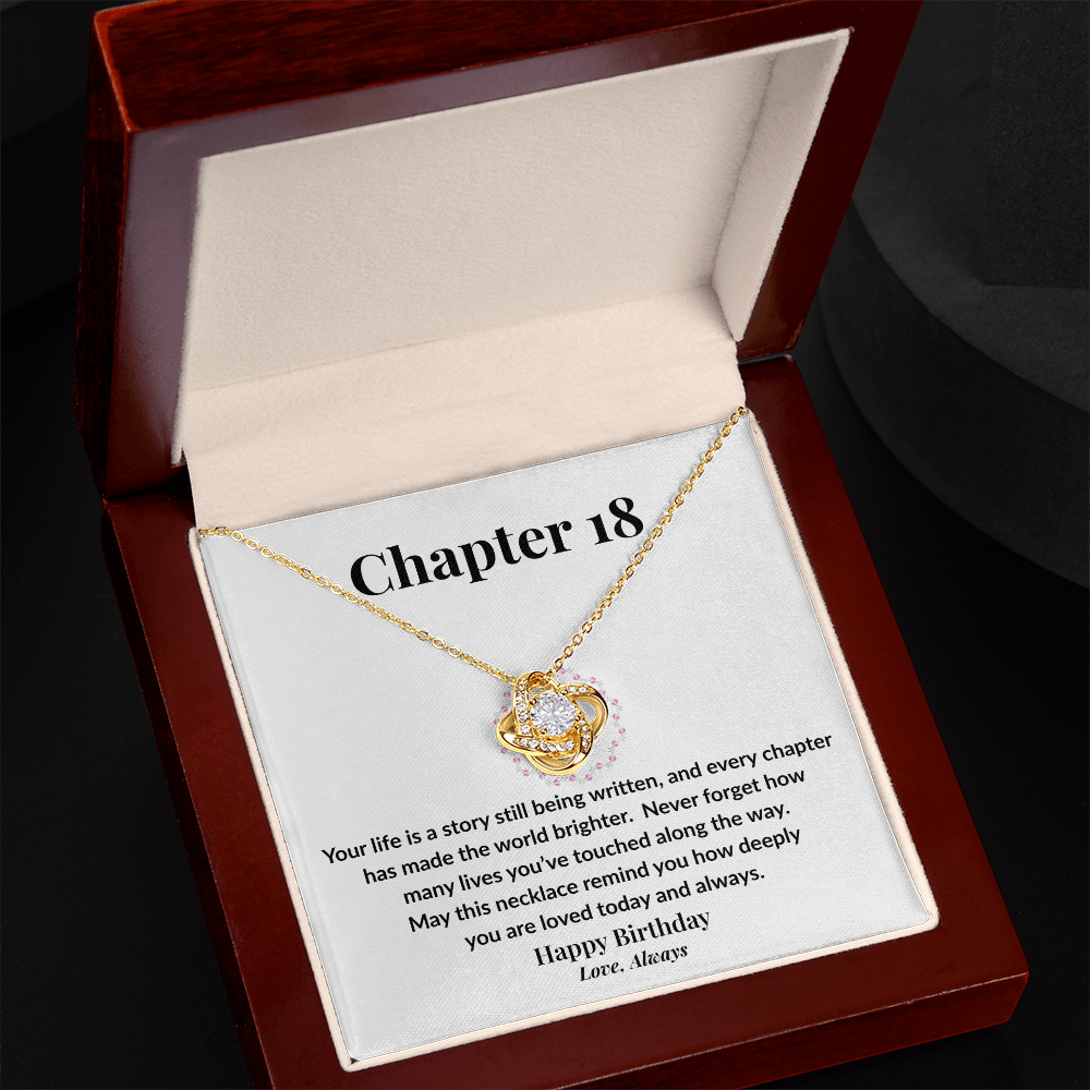 Happy 18th  Birthday Necklace – Love Always
