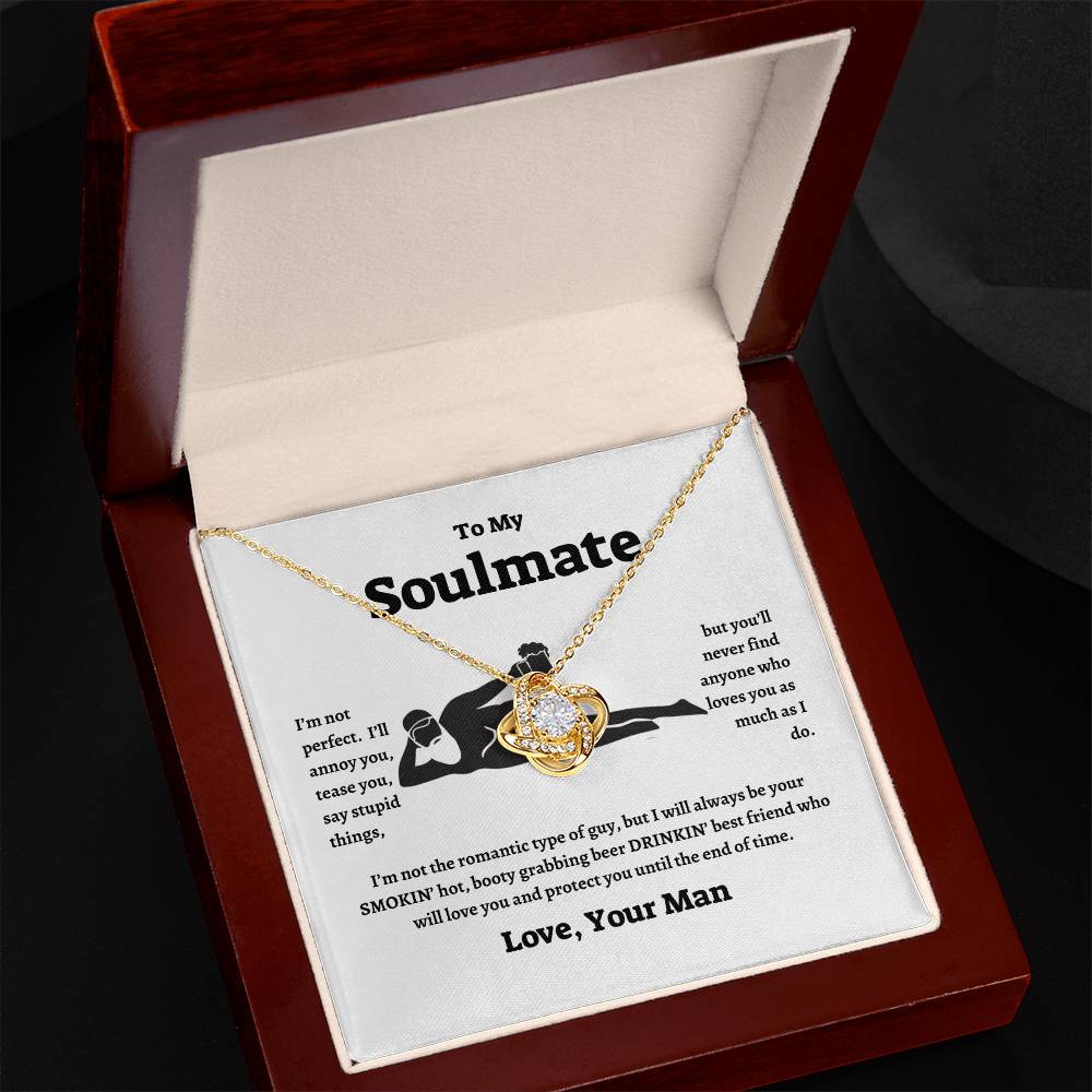 To My Soulmate | Love Knot Necklace