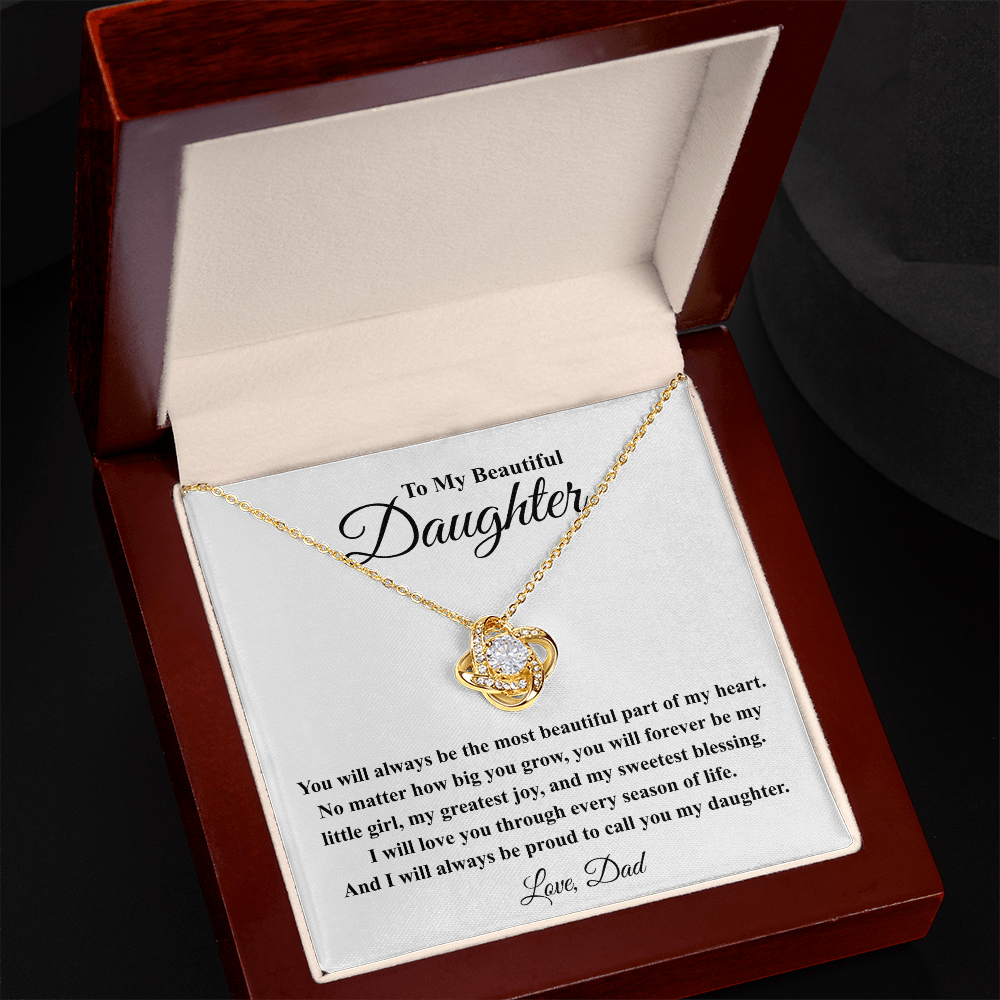 My Sweetest Blessing: Love Knot Necklace