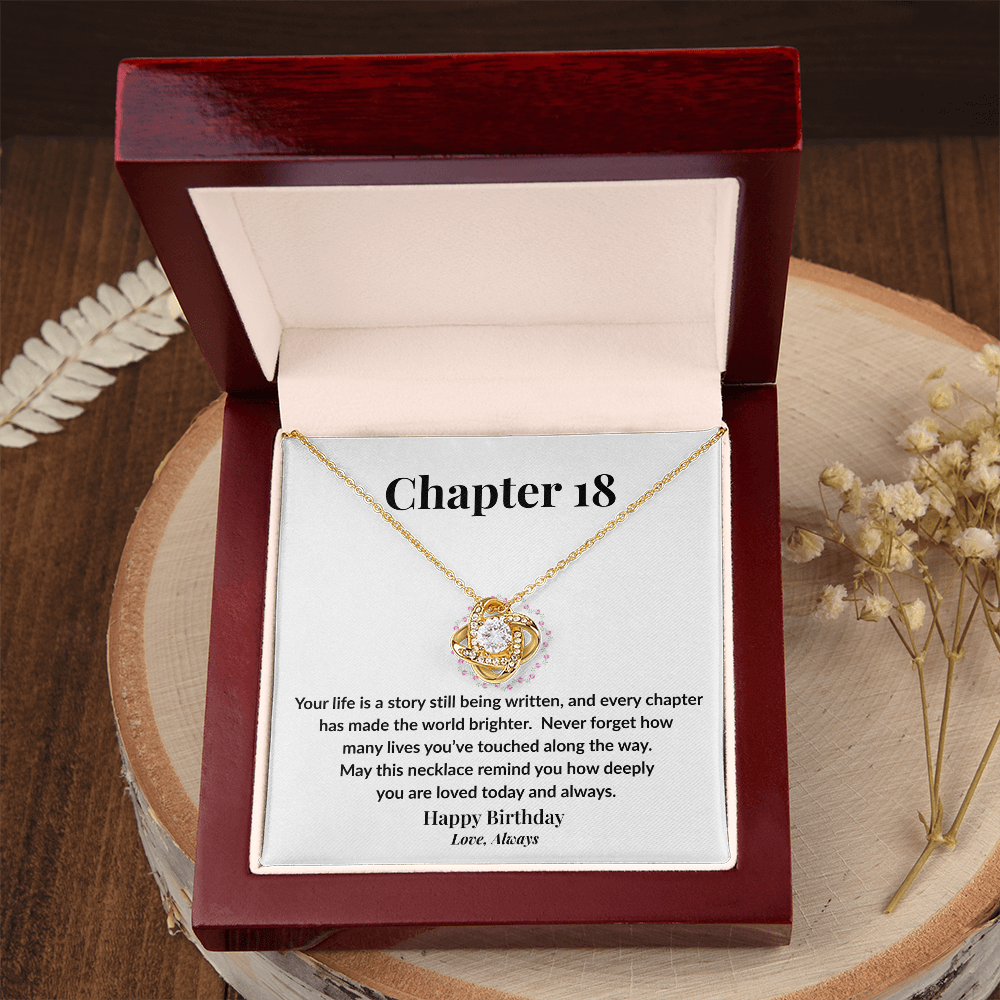 Happy 18th  Birthday Necklace – Love Always