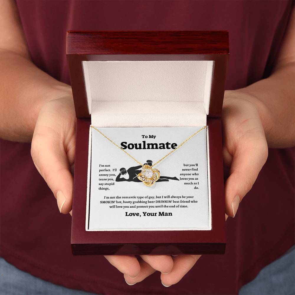To My Soulmate | Love Knot Necklace