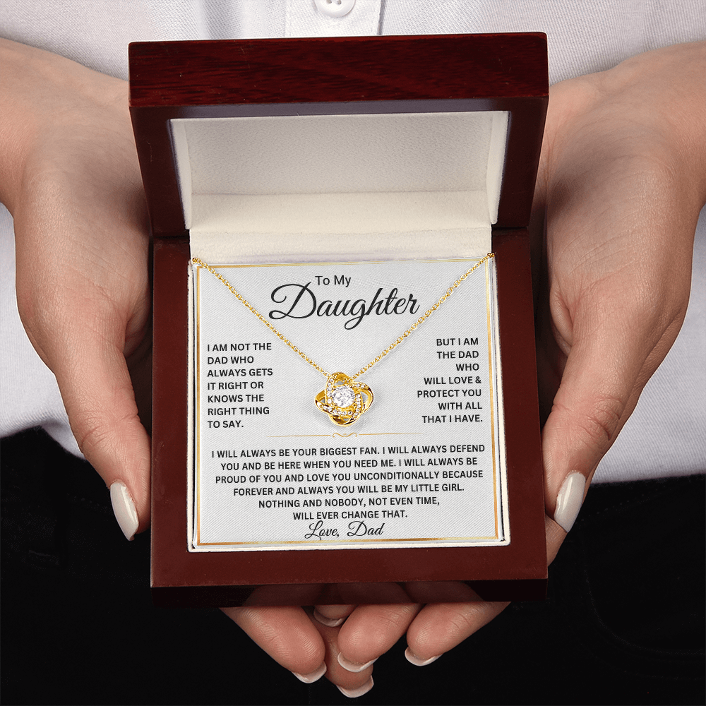 To My Daughter Necklace – Gift From Dad
