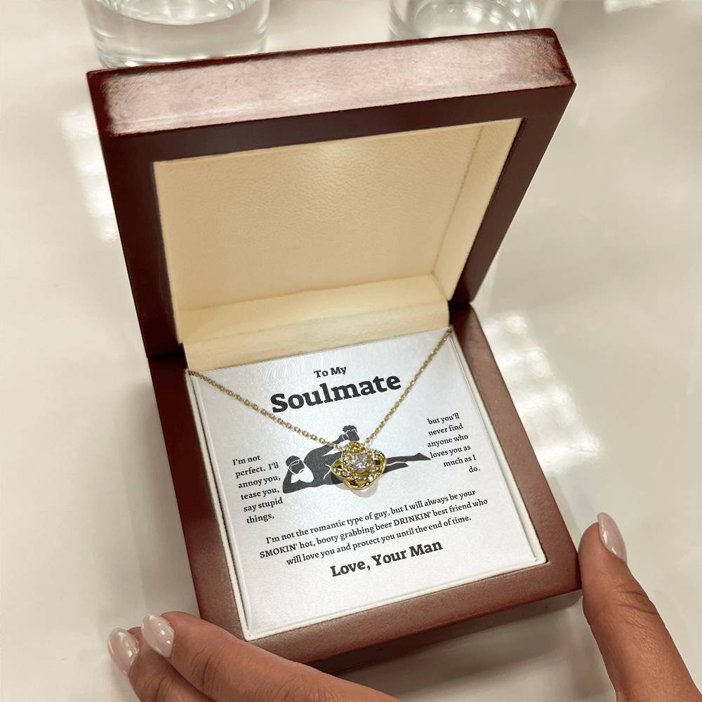 To My Soulmate | Love Knot Necklace