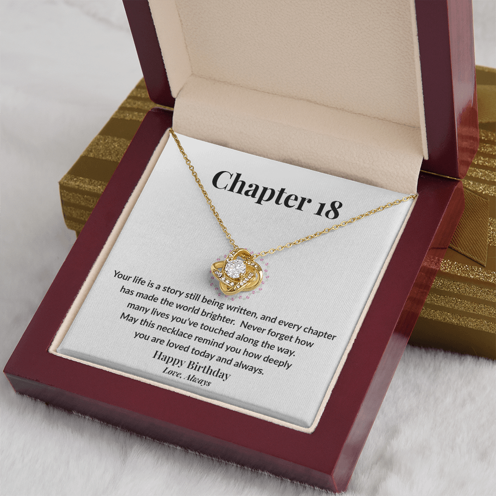 Happy 18th  Birthday Necklace – Love Always