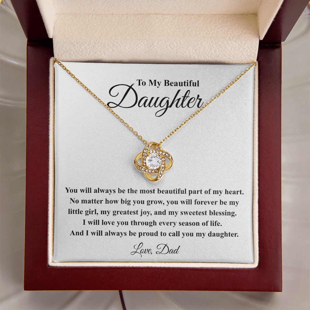 My Sweetest Blessing: Love Knot Necklace