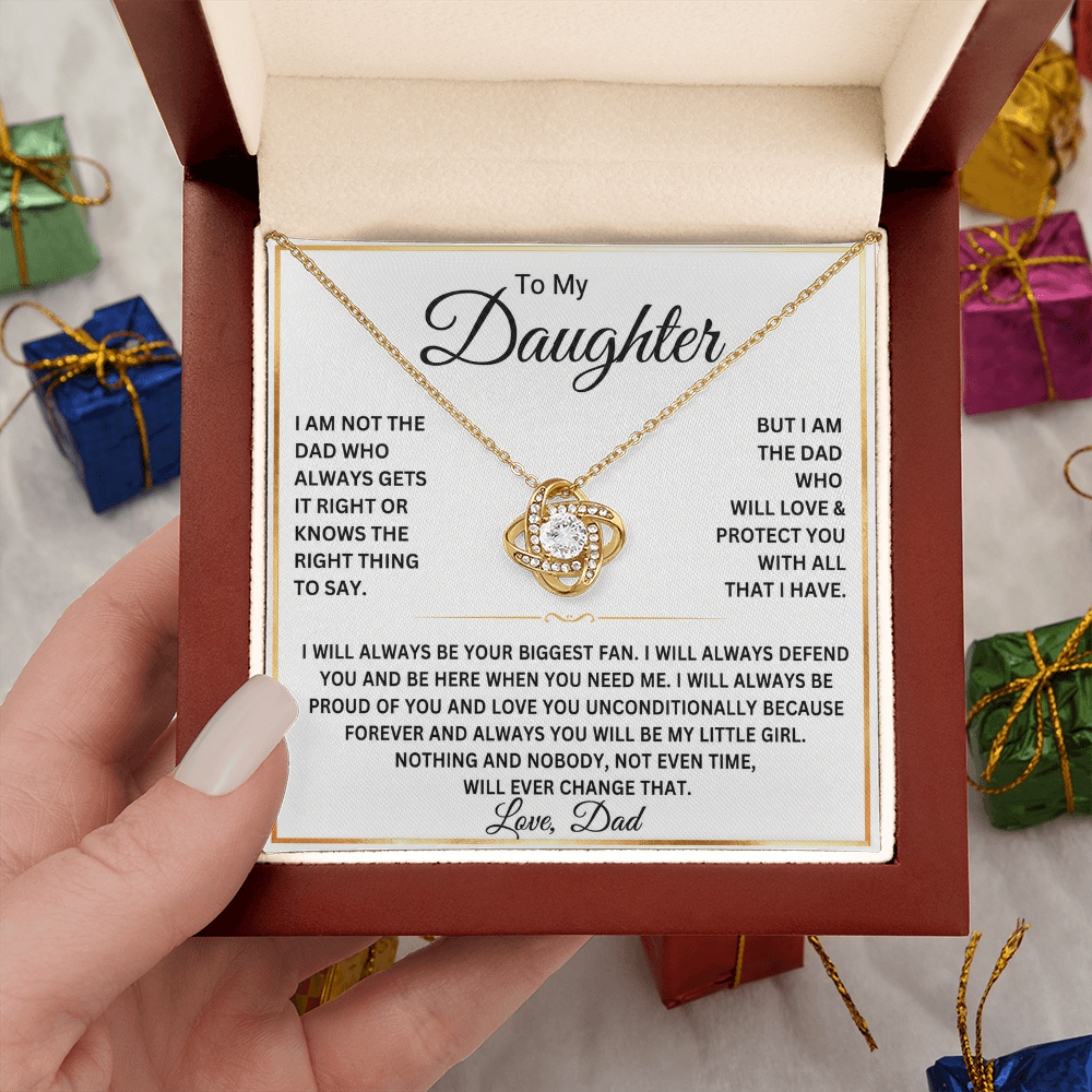 To My Daughter Necklace – Gift From Dad