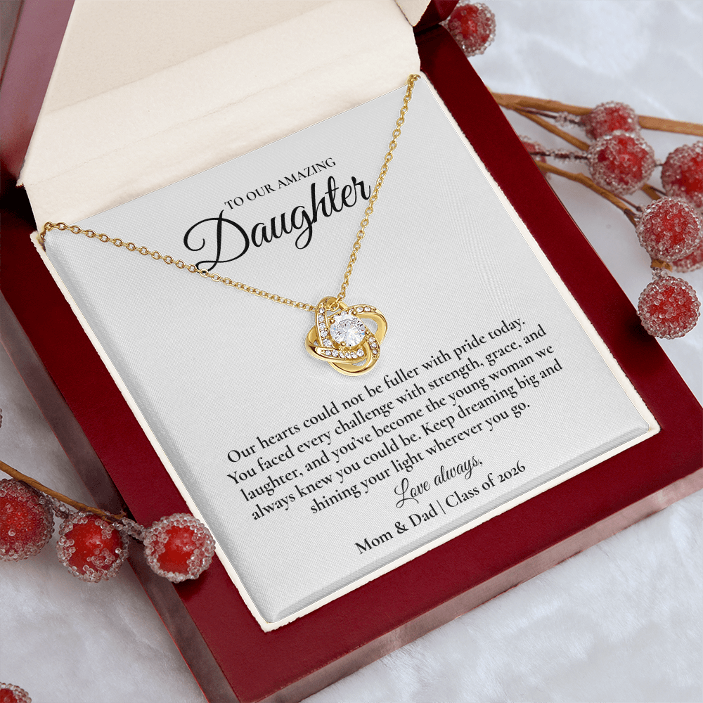 To Our Amazing Daughter | Class of 2026 Necklace