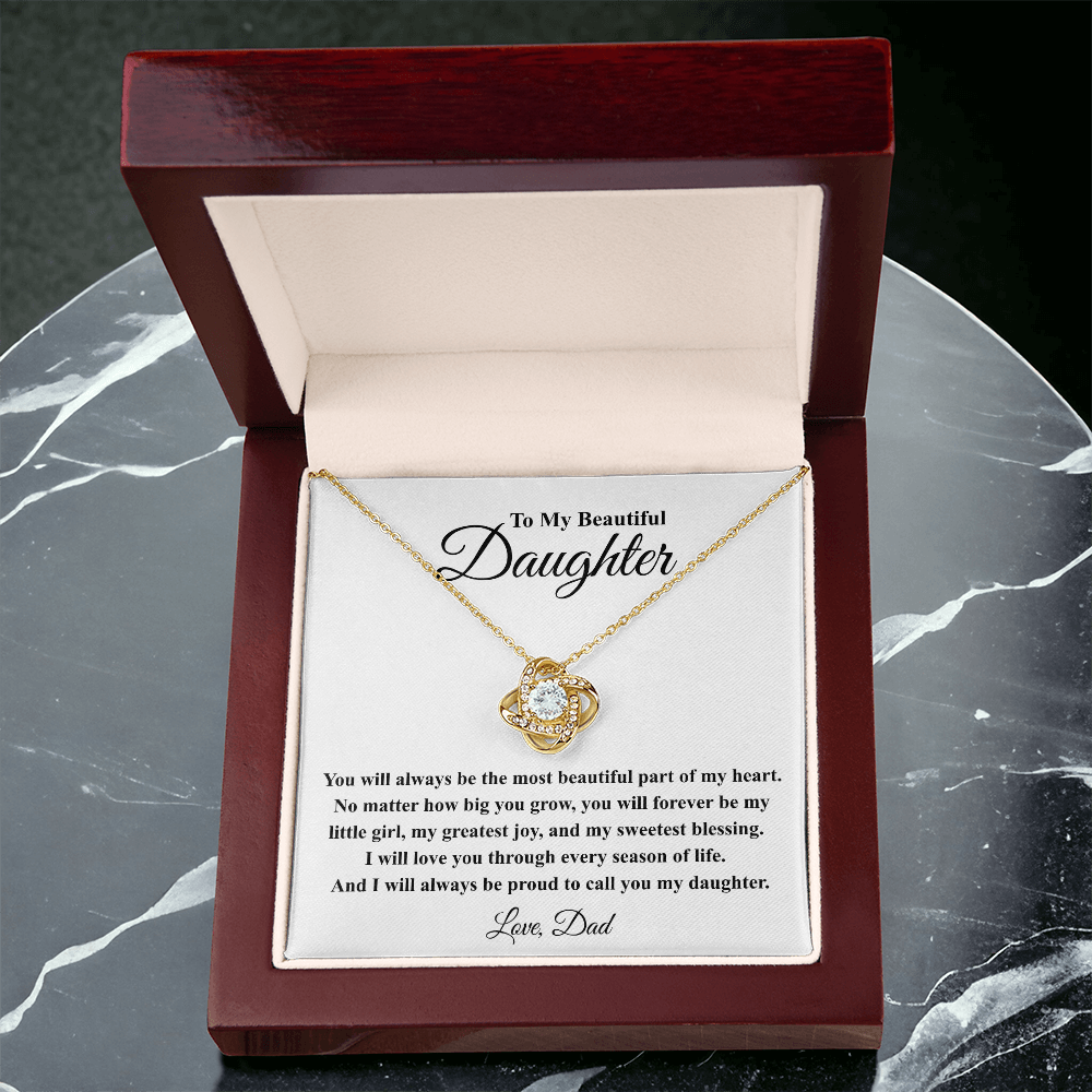 My Sweetest Blessing: Love Knot Necklace