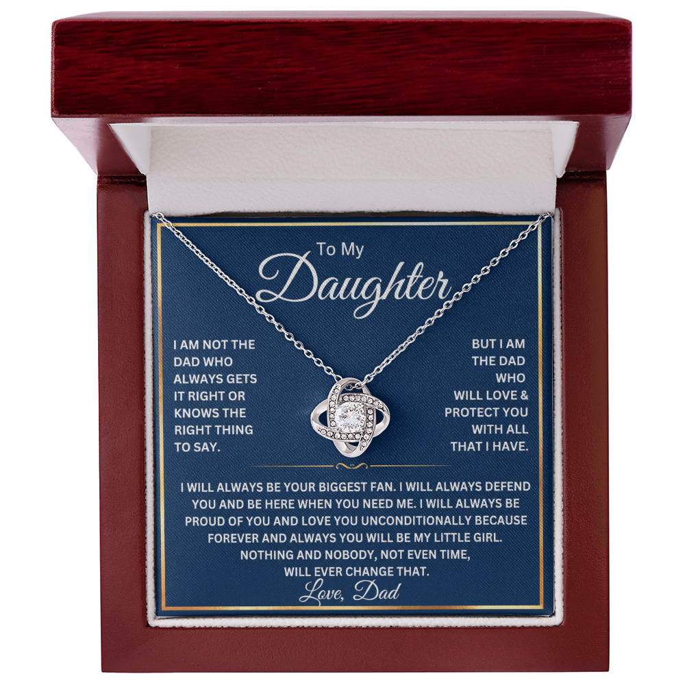 To My Beautiful Daughter Necklace Gift From Dad