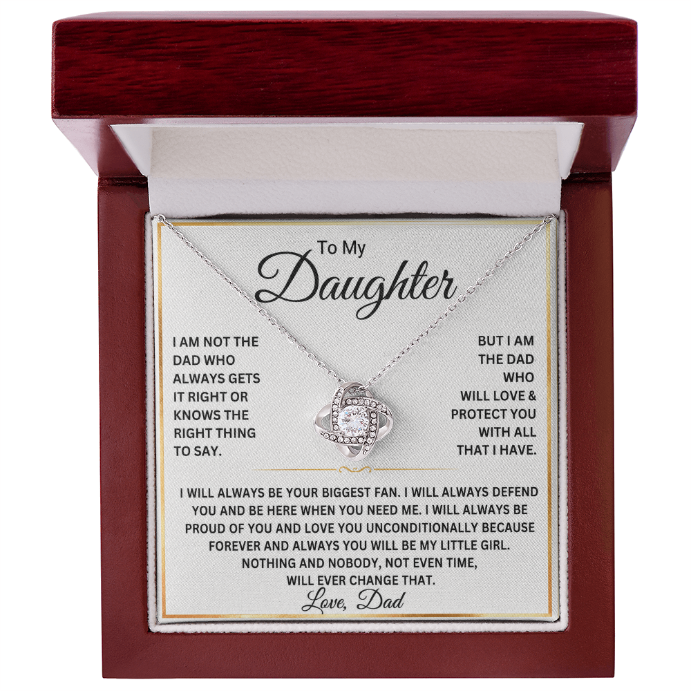 To My Daughter Necklace – Gift From Dad