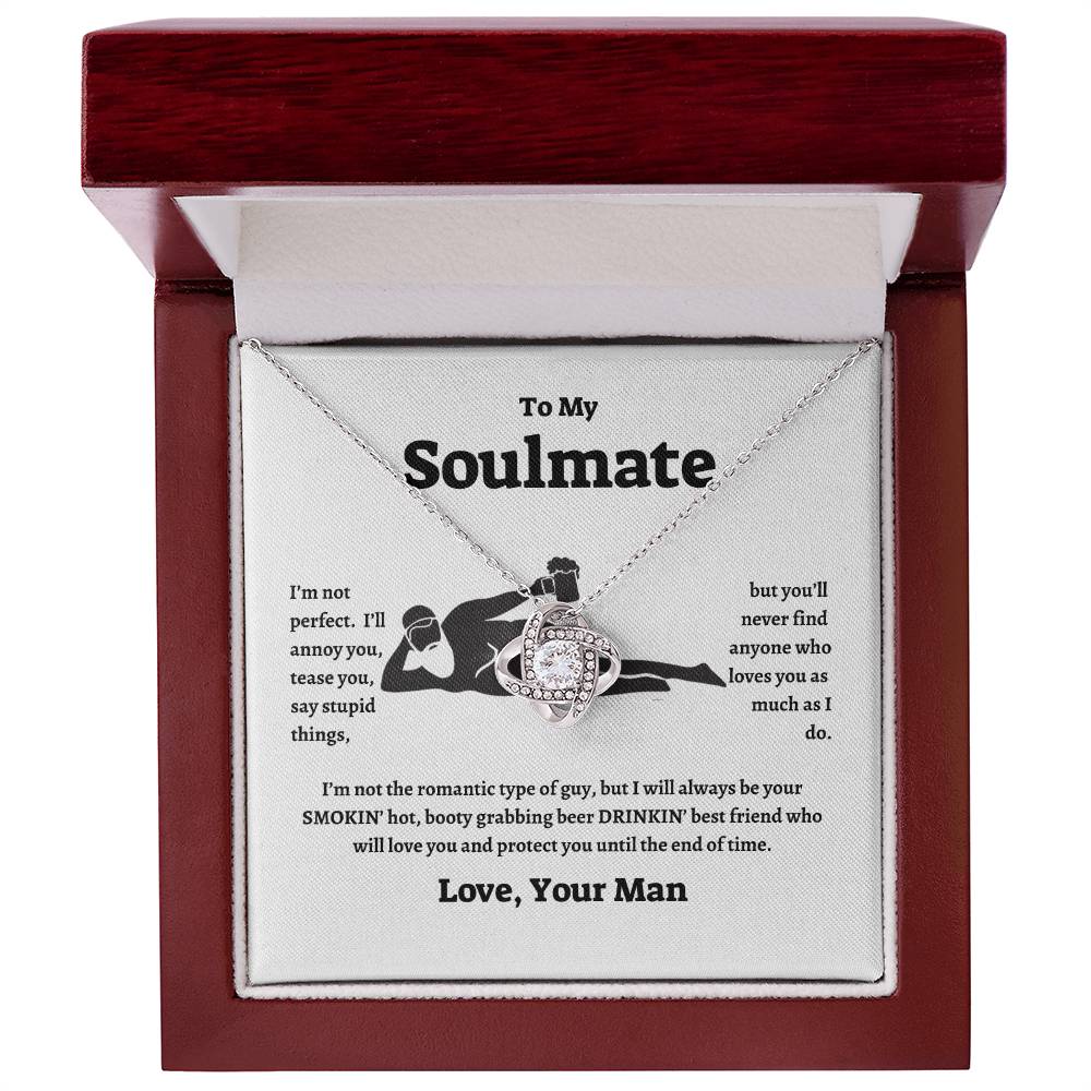 To My Soulmate | Love Knot Necklace