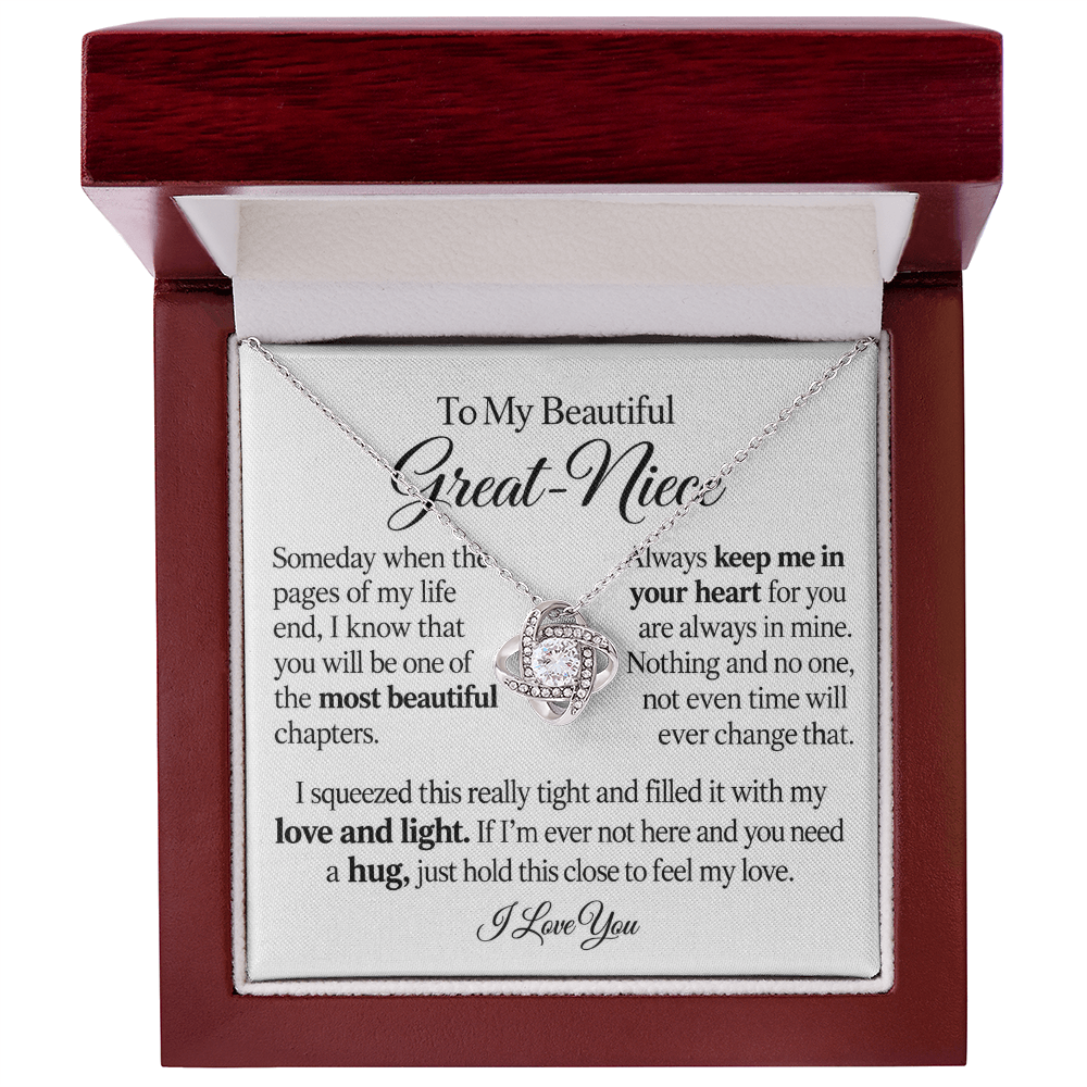 To My Great-Niece Necklace