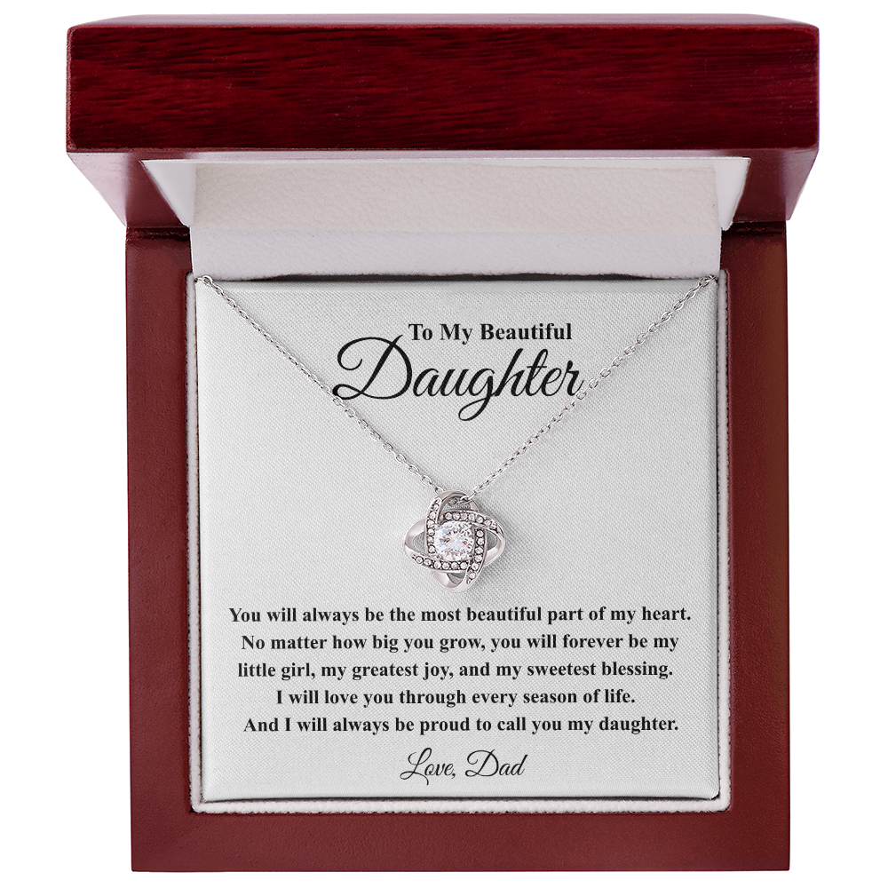 My Sweetest Blessing: Love Knot Necklace