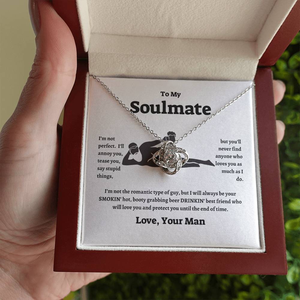 To My Soulmate | Love Knot Necklace