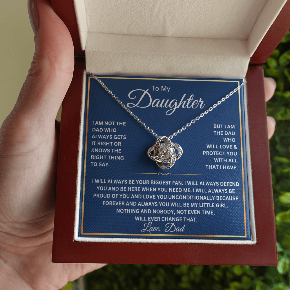 To My Beautiful Daughter Necklace Gift From Dad