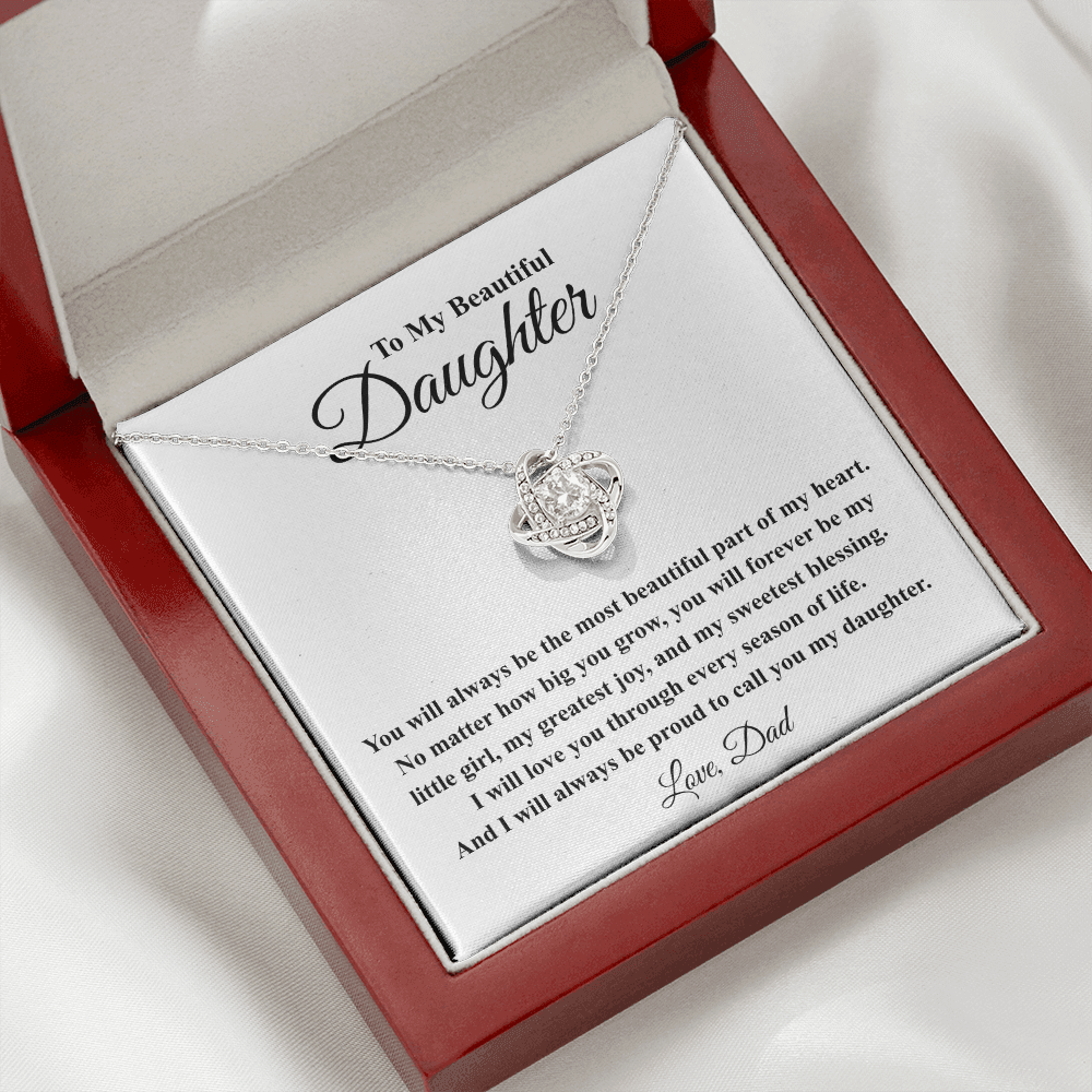 My Sweetest Blessing: Love Knot Necklace