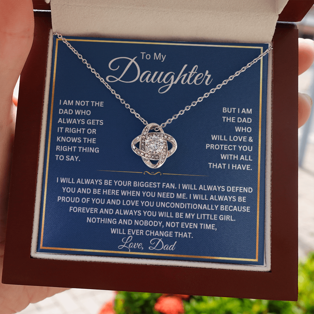 To My Beautiful Daughter Necklace Gift From Dad