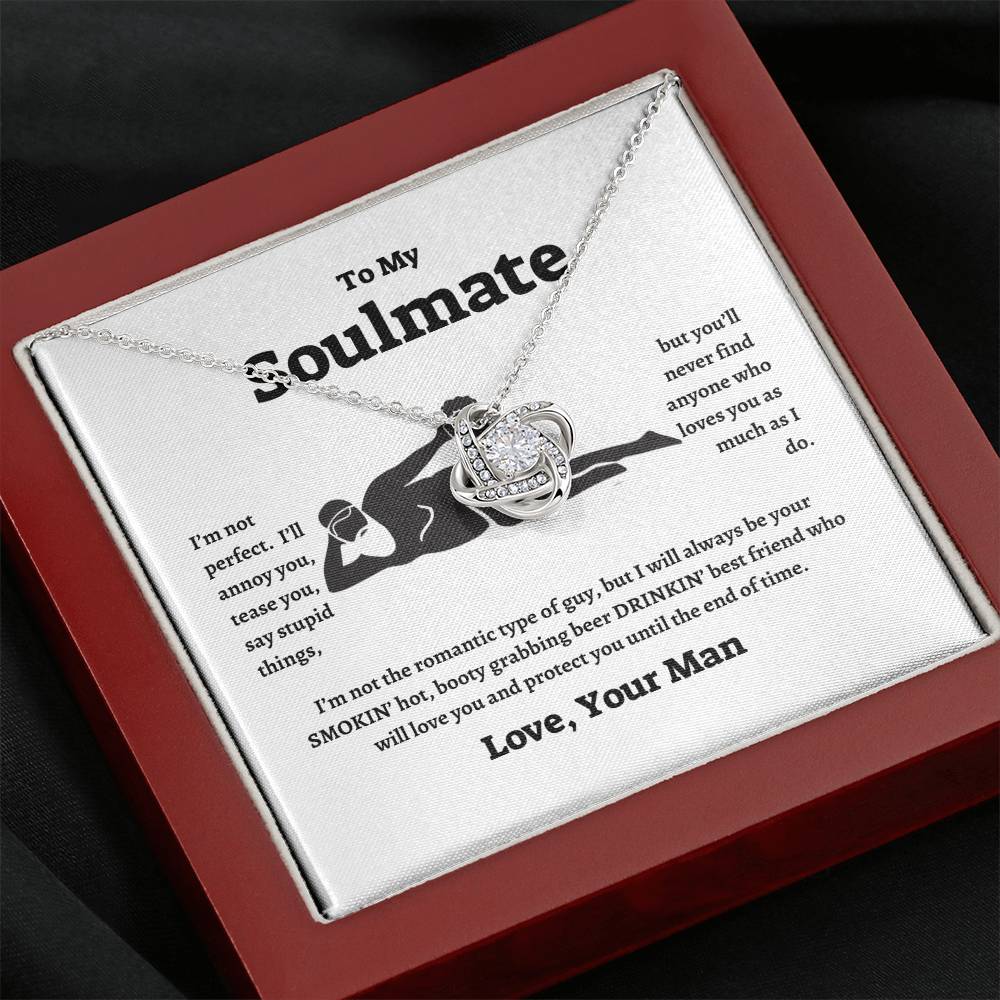 To My Soulmate | Love Knot Necklace
