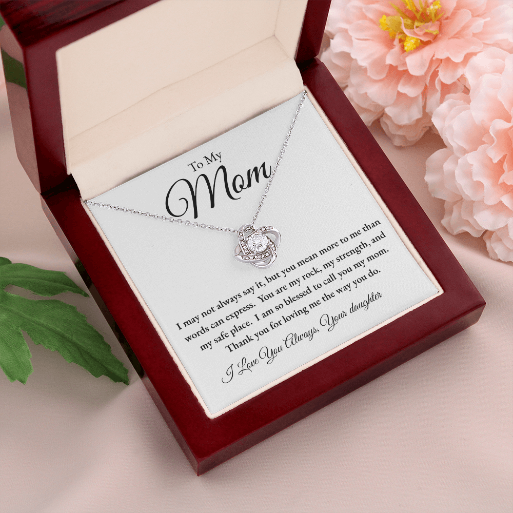 To My Mom | I Love You Always Necklace – From Daughter