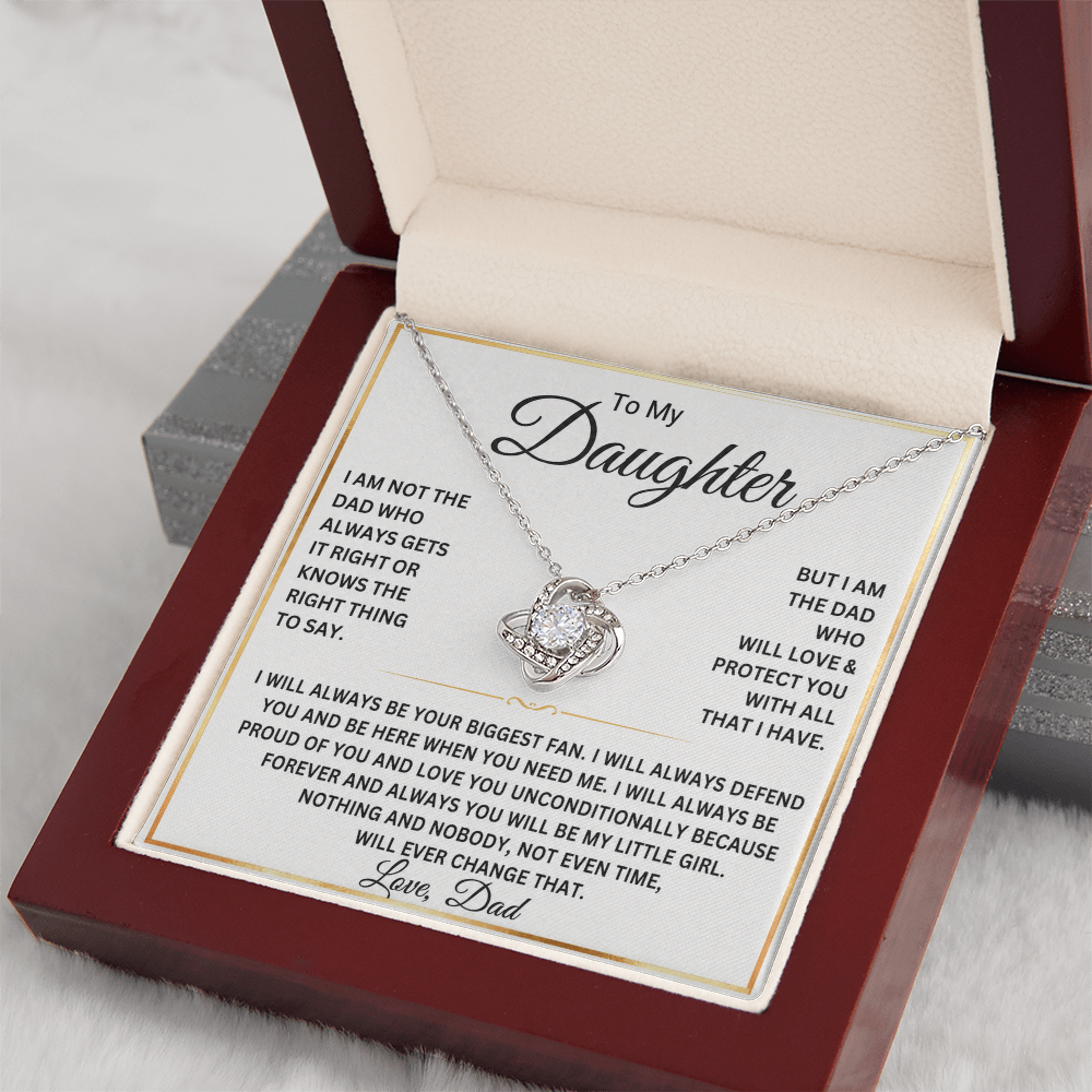To My Daughter Necklace – Gift From Dad