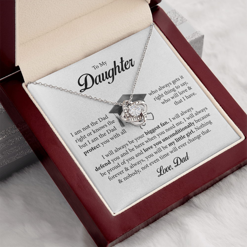 🎓 To My Daughter – A Father’s Unconditional Love Graduation Necklace