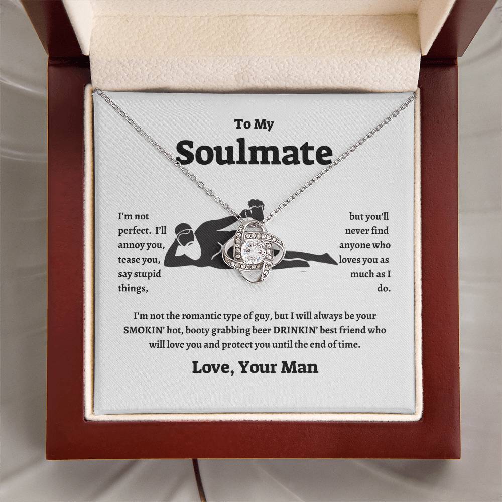 To My Soulmate | Love Knot Necklace