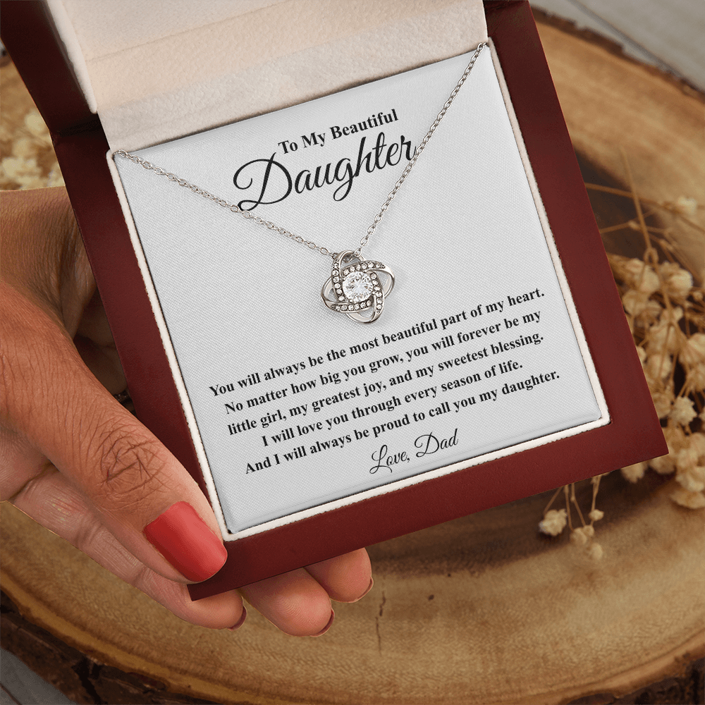My Sweetest Blessing: Love Knot Necklace