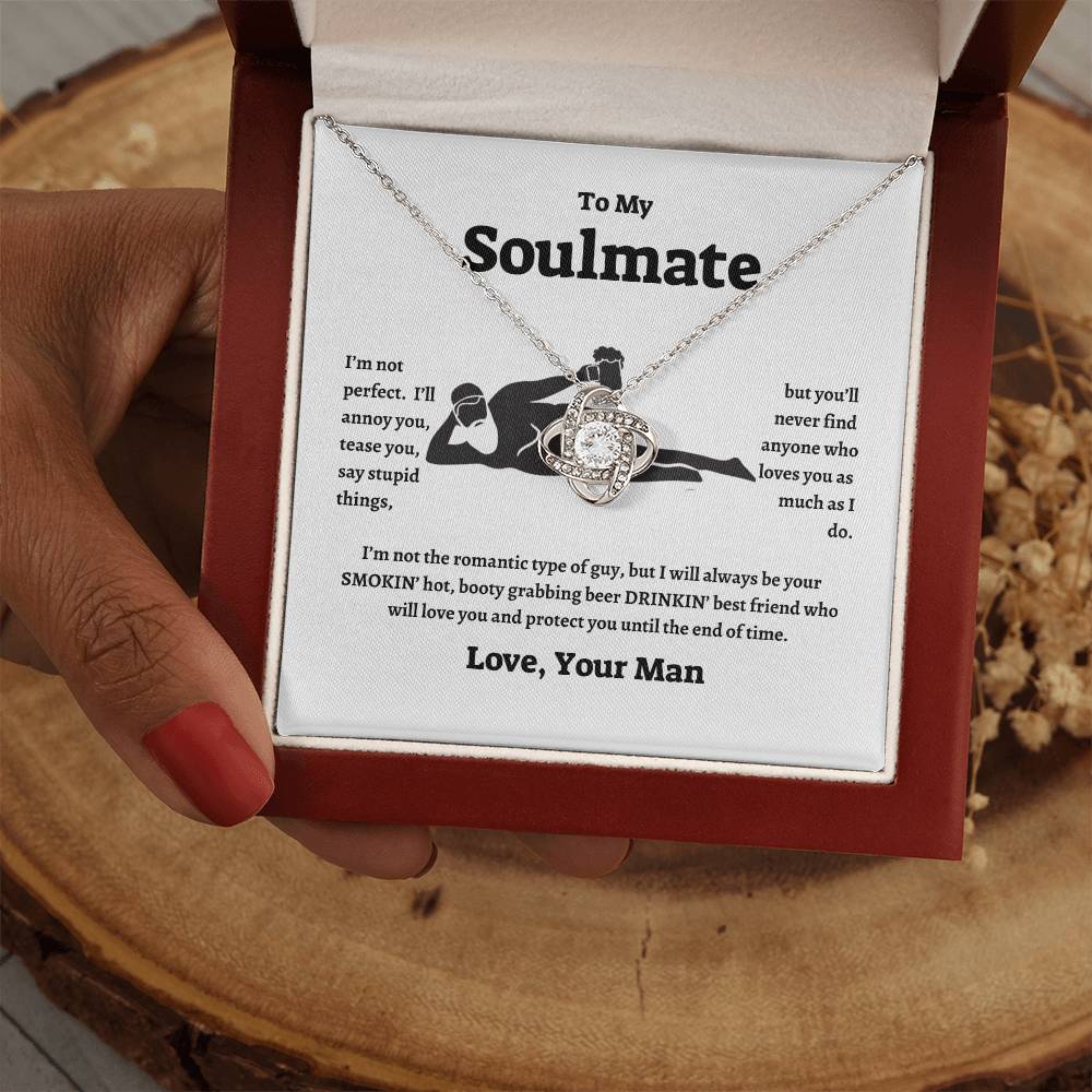 To My Soulmate | Love Knot Necklace