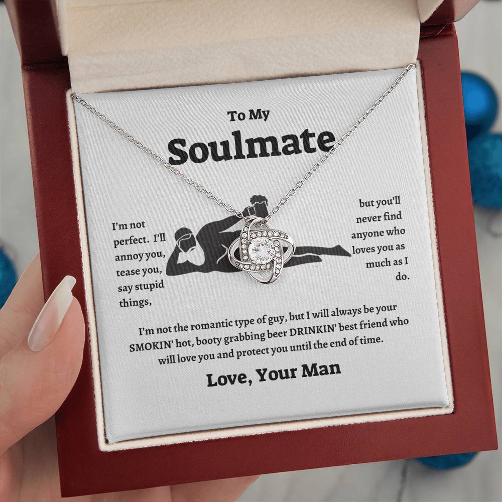 To My Soulmate | Love Knot Necklace