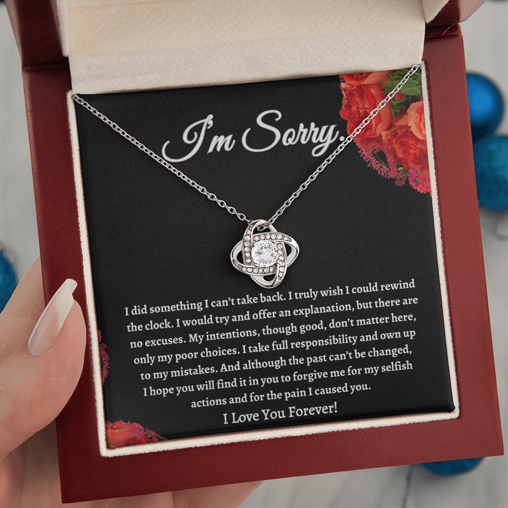 I'm Sorry | Love Knot Necklace