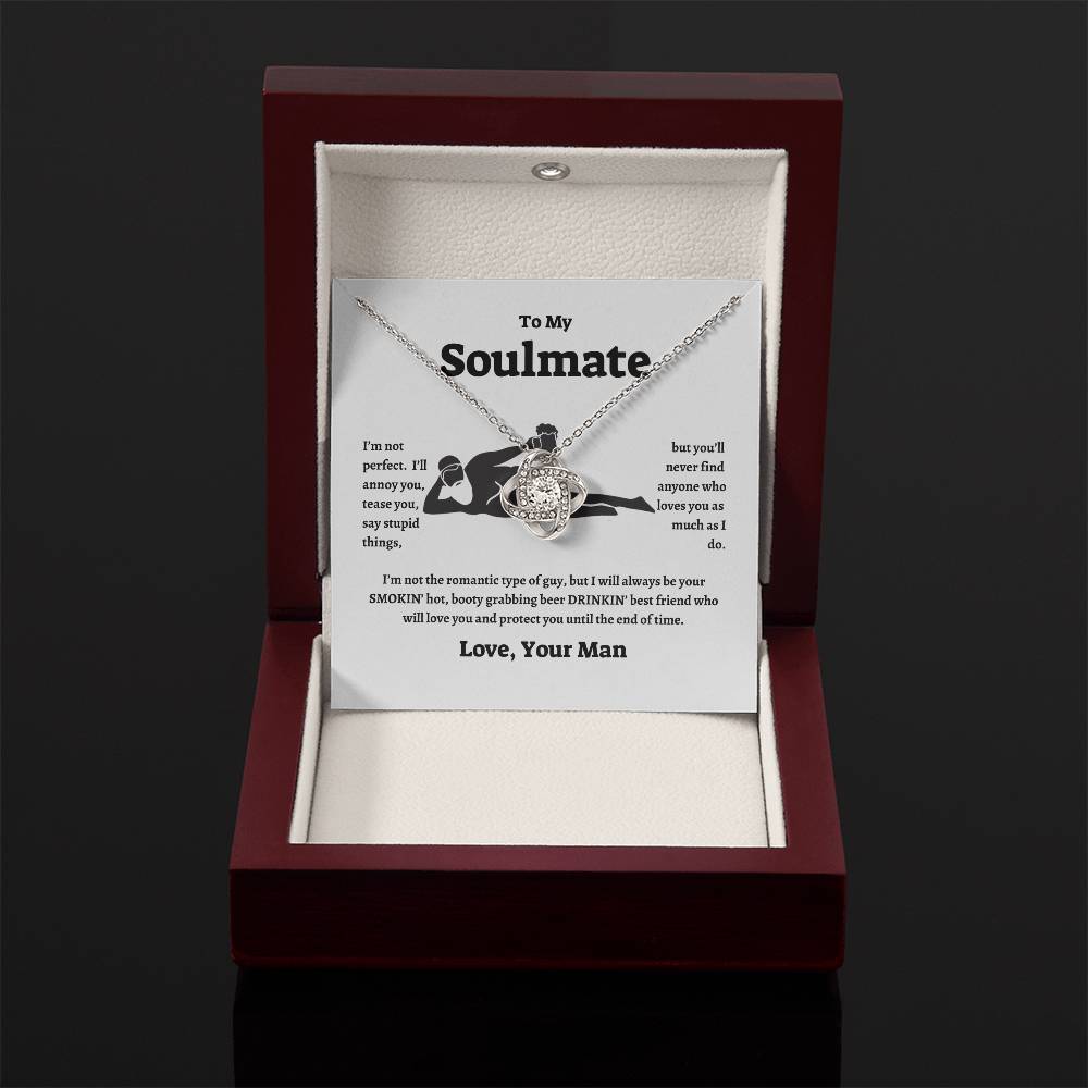 To My Soulmate | Love Knot Necklace