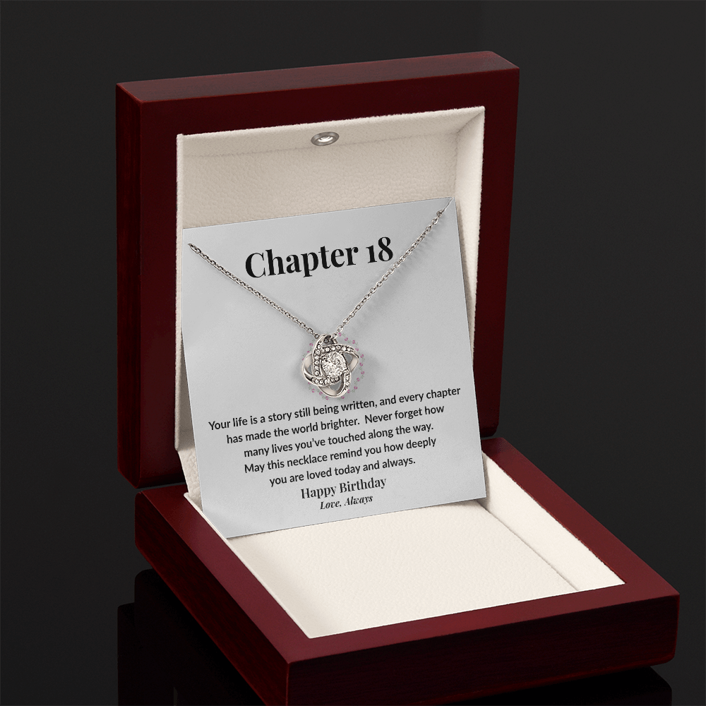 Happy 18th  Birthday Necklace – Love Always