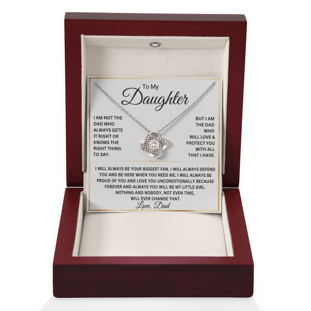 To My Daughter Necklace – Gift From Dad