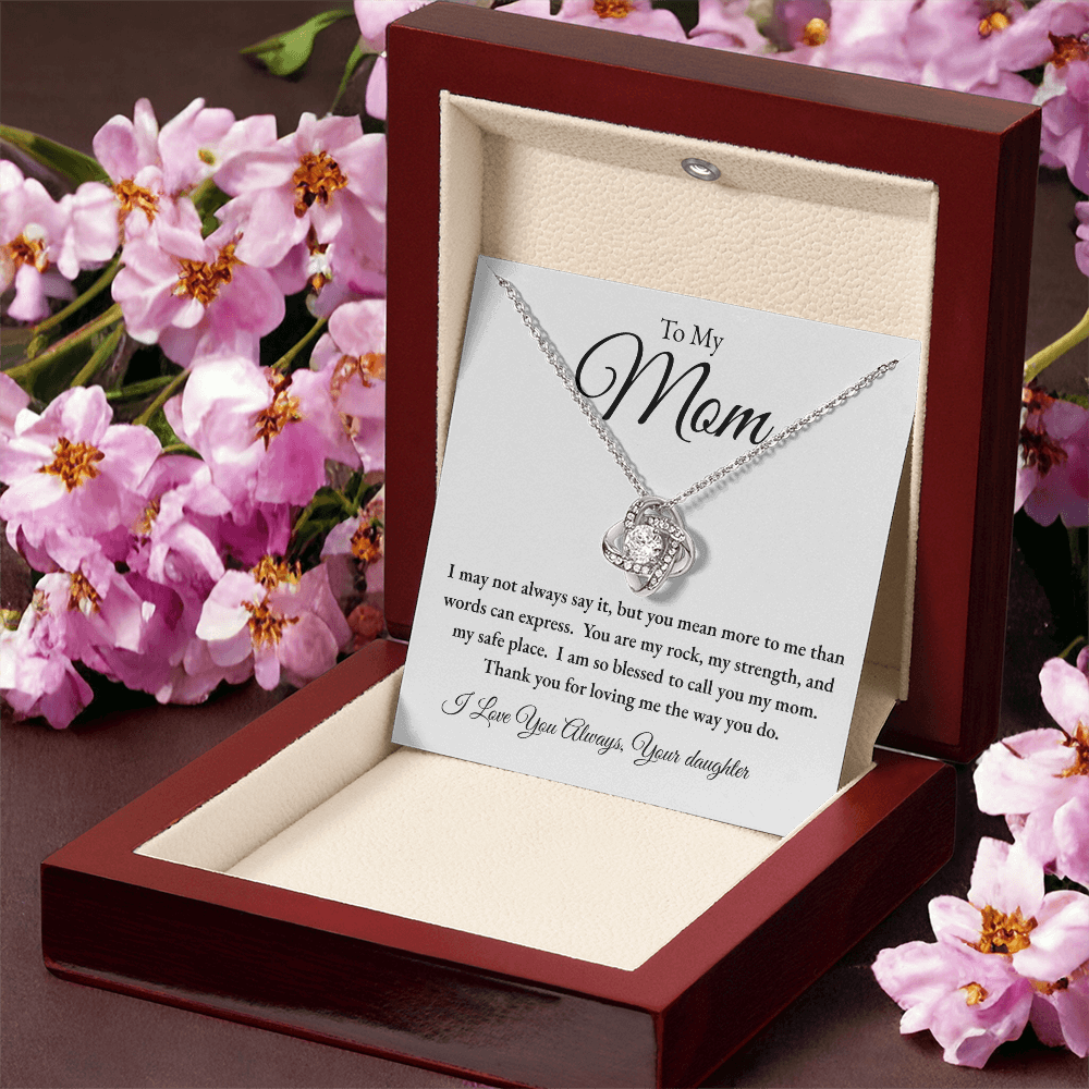 To My Mom | I Love You Always Necklace – From Daughter