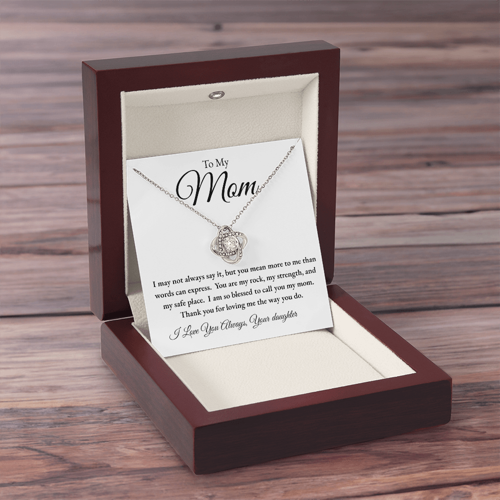 To My Mom | I Love You Always Necklace – From Daughter