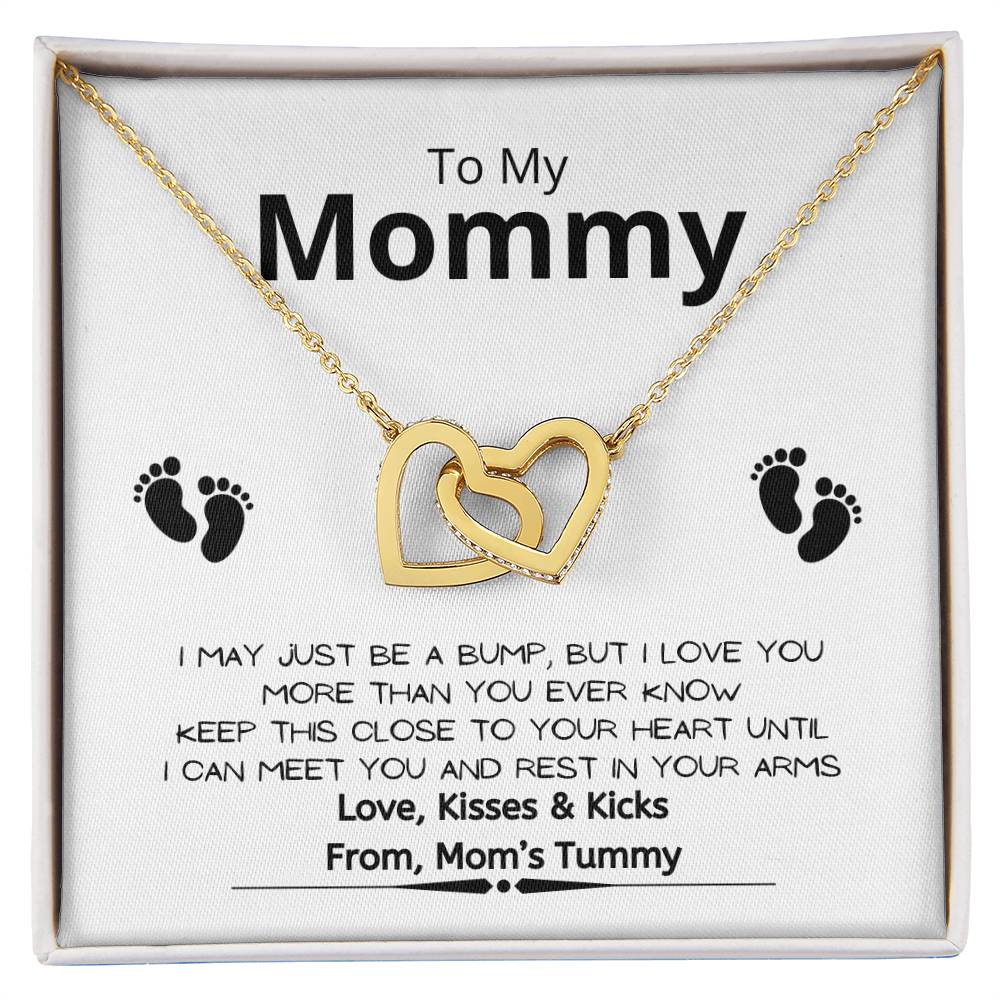 To My Mommy: From The Bump Interlocking Hearts