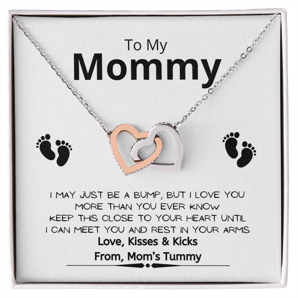 To My Mommy: From The Bump Interlocking Hearts