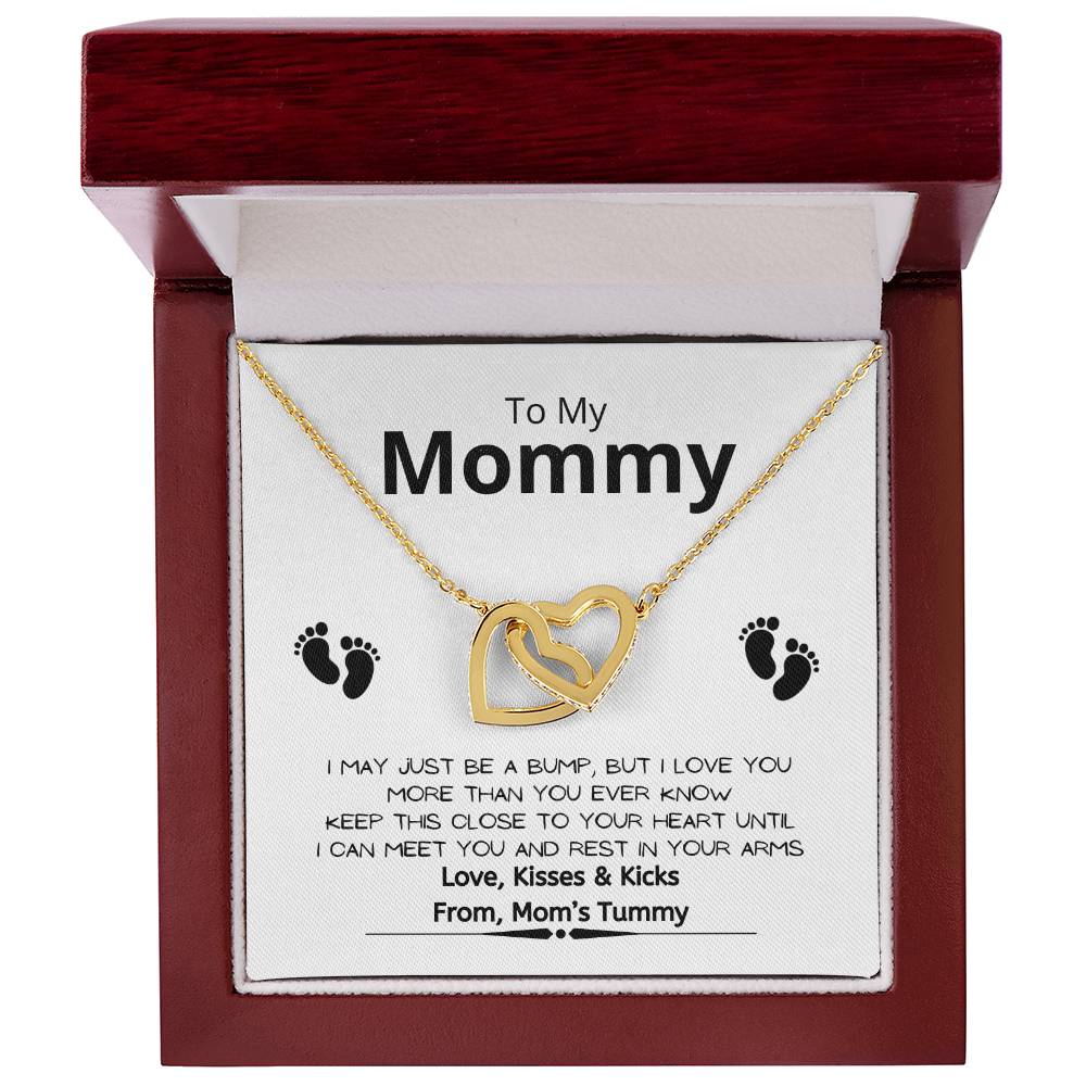 To My Mommy: From The Bump Interlocking Hearts