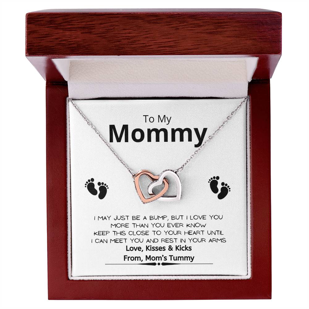 To My Mommy: From The Bump Interlocking Hearts