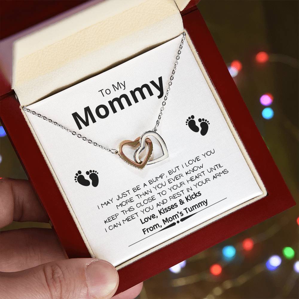 To My Mommy: From The Bump Interlocking Hearts