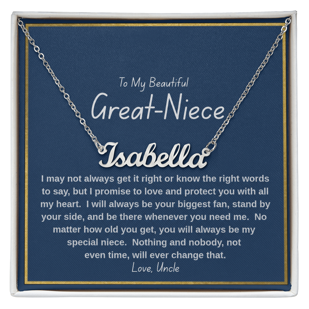 To My Beautiful Great-Niece | Love from Uncle