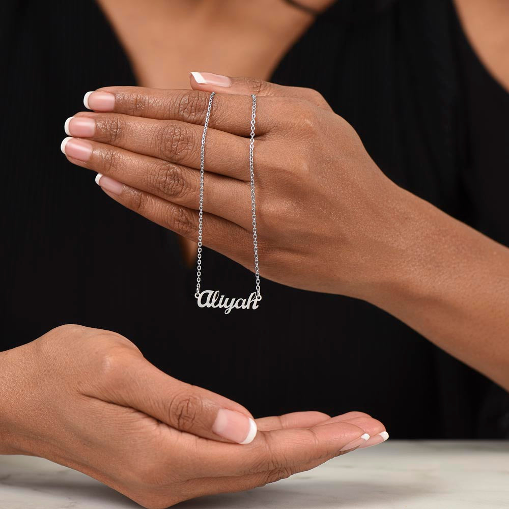 To My Daughter Personalized Name Necklace from Dad | Heartfelt Gift