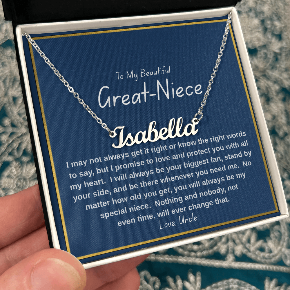 To My Beautiful Great-Niece | Love from Uncle