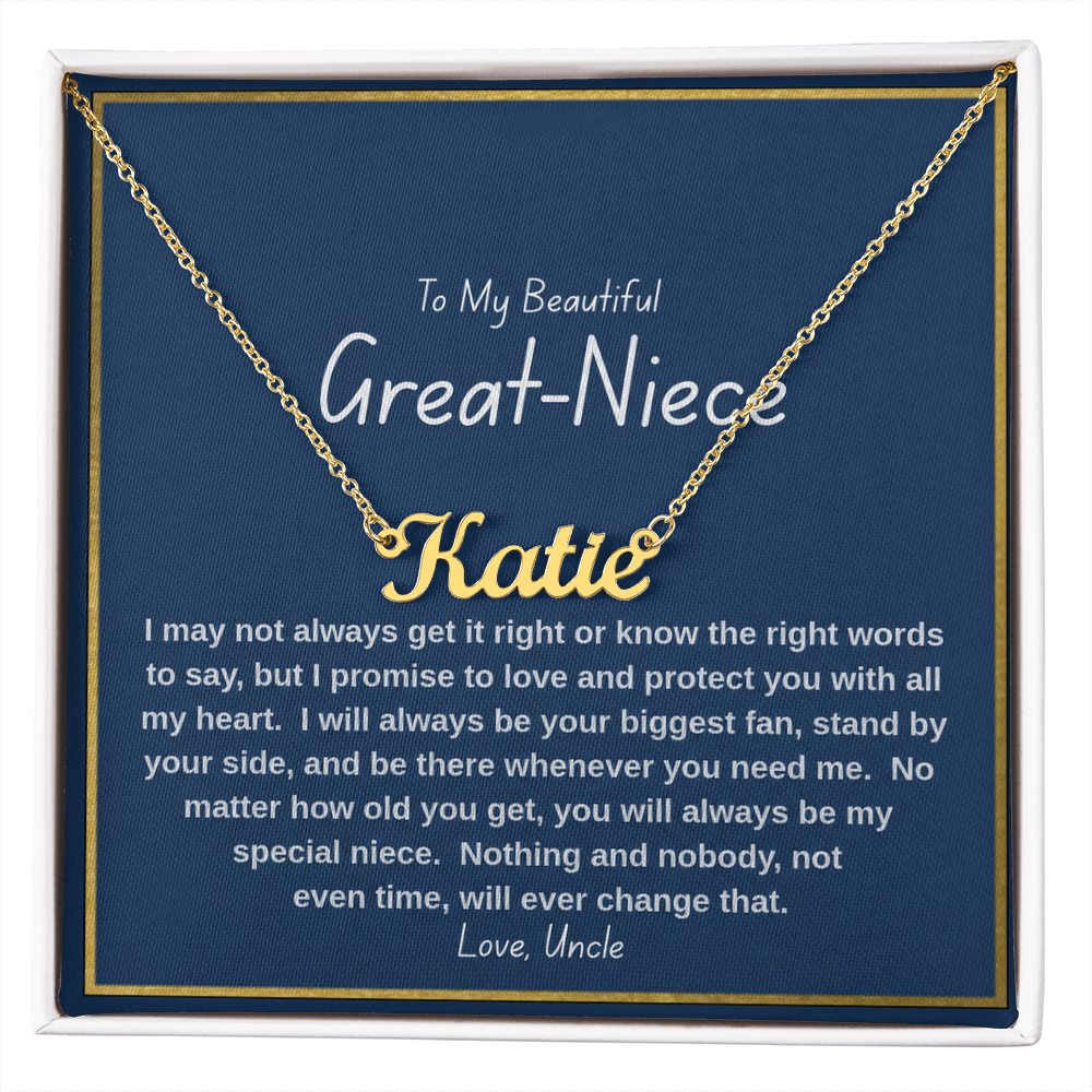To My Beautiful Great-Niece | Love from Uncle