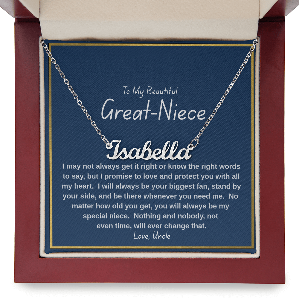 To My Beautiful Great-Niece | Love from Uncle