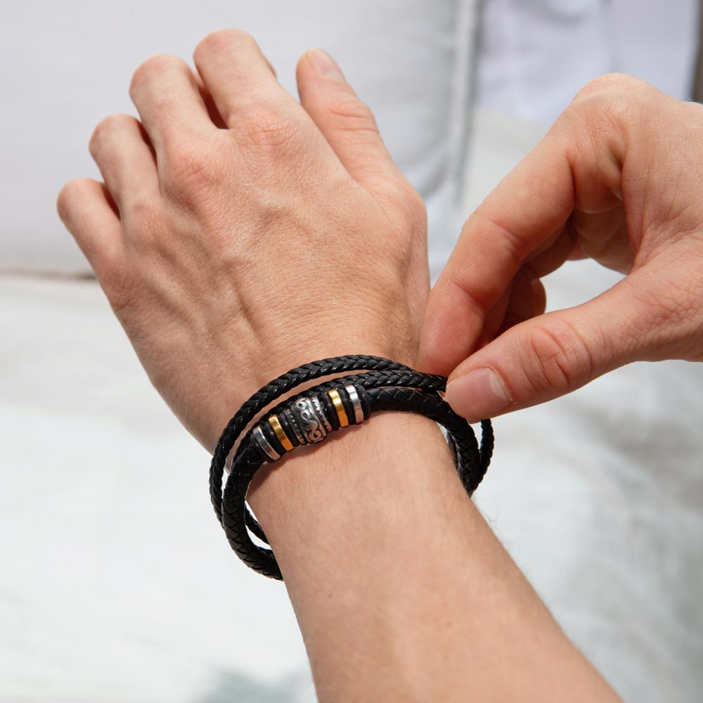 To My Son, Never Forget | Congratulations Bracelet