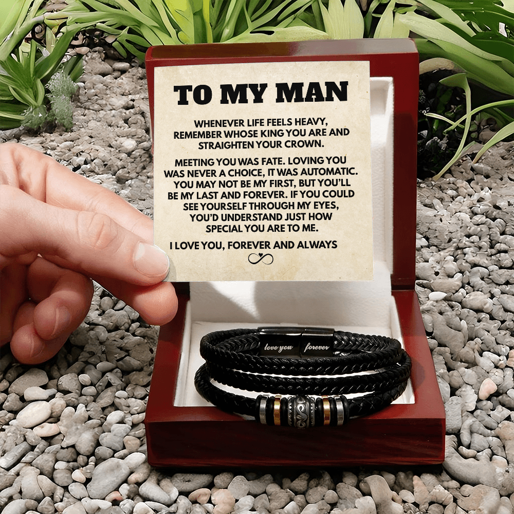 To My Man |  Infinity Love You Forever Bracelet