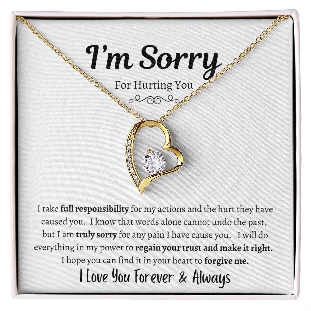 I'm Sorry for Hurting You | Forever Love Necklace